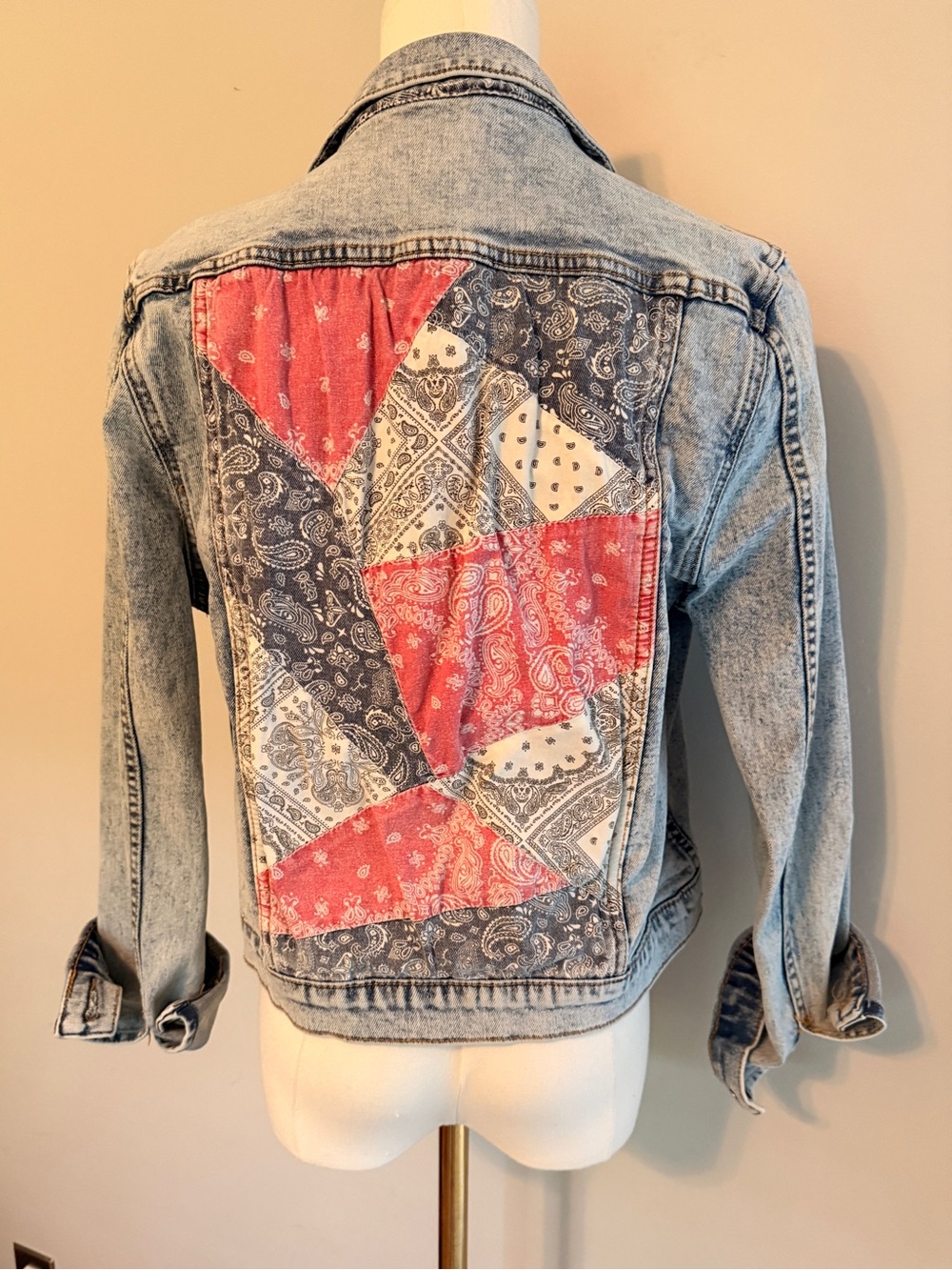 Driftwood Bandana Jean Jacket